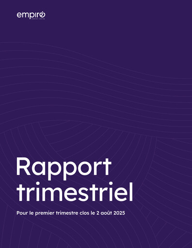 Thumbnail Empire Company Quarterly Report 2026-q1