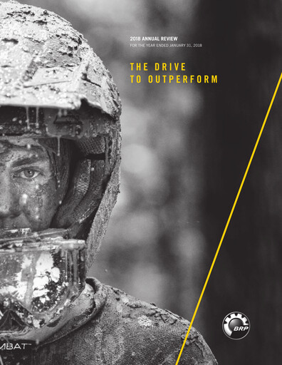 Thumbnail Bombardier Recreational Products
 Annual Report 2018