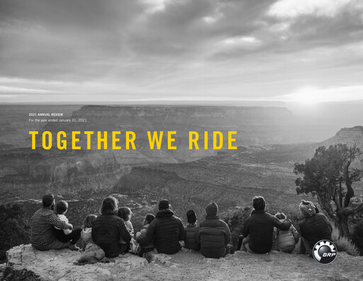 Thumbnail Bombardier Recreational Products
 Annual Report 2021