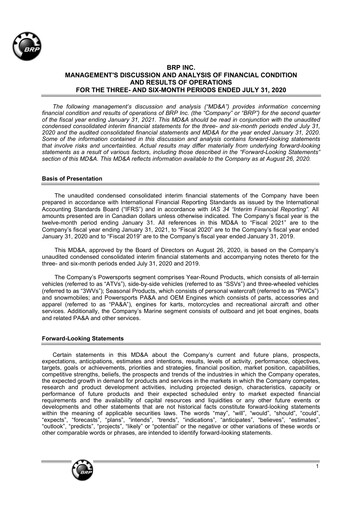 Thumbnail BRP (Bombardier Recreational Products) Quarterly Report 2021-q2