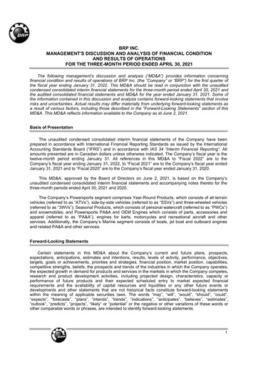 Thumbnail BRP (Bombardier Recreational Products) Quarterly Report 2022-q1