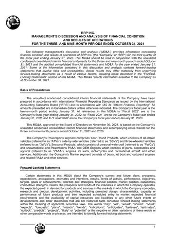 Thumbnail BRP (Bombardier Recreational Products) Quarterly Report 2022-q3
