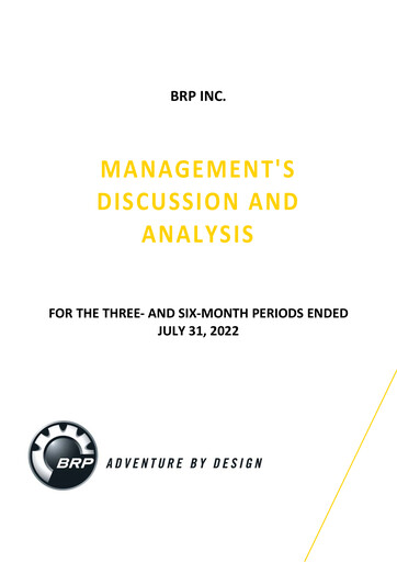 Thumbnail BRP (Bombardier Recreational Products) Quarterly Report 2023-q2
