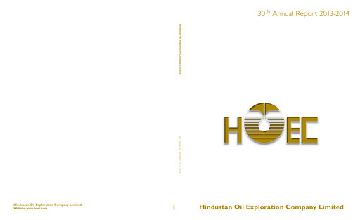Thumbnail Hindustan Oil Exploration Company Annual Report 2013-2014