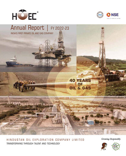 Thumbnail Hindustan Oil Exploration Company Annual Report 2022-2023
