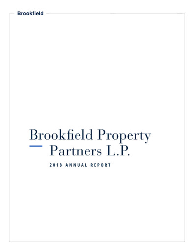 Vorschaubild Brookfield Property Partners
 Jahresbericht 2018