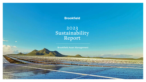 Thumbnail Brookfield Property Partners
 Sustainability Report 2023