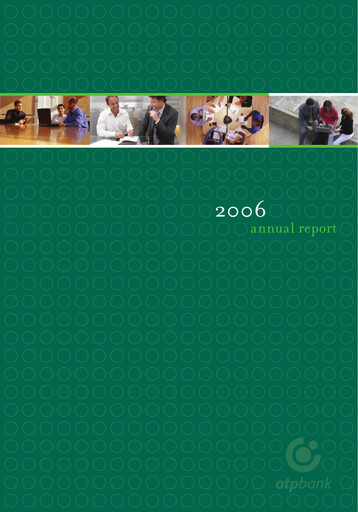 Thumbnail OTP Bank
 Annual Report 2006