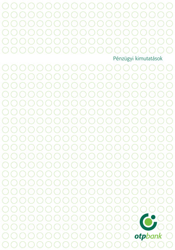 Thumbnail OTP Bank
 Financial Statement 2008