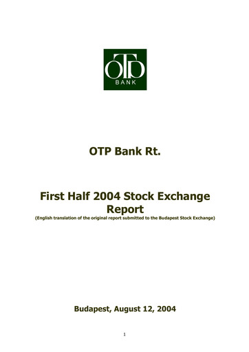 Thumbnail OTP Bank
 Half-year Report 2004-h1