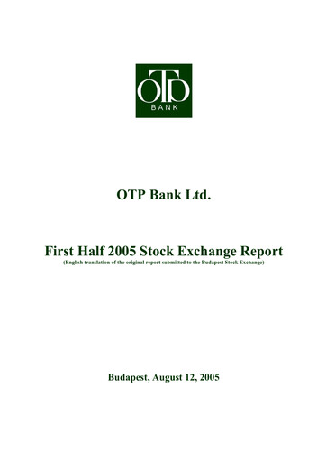 Thumbnail OTP Bank
 Half-year Report 2005-h1