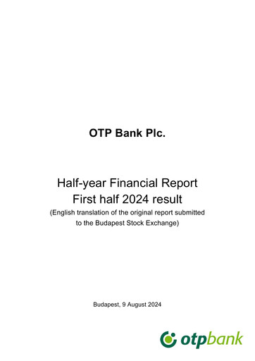 Thumbnail OTP Bank
 Half-year Report 2024-h1