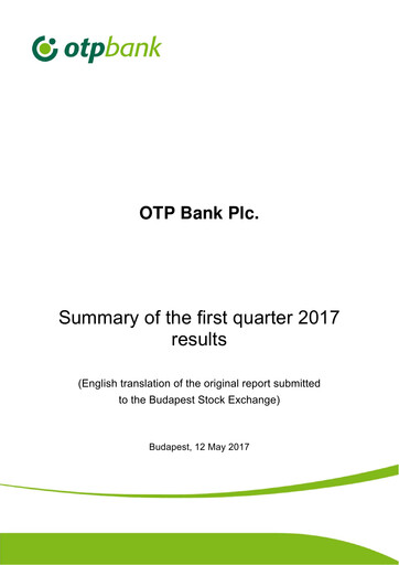 Thumbnail OTP Bank
 Quarterly Report 2017-q1