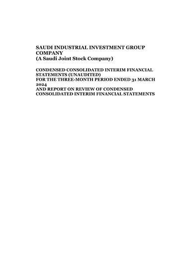 Thumbnail Saudi Industrial Investment Group Quarterly Report 2024-q1