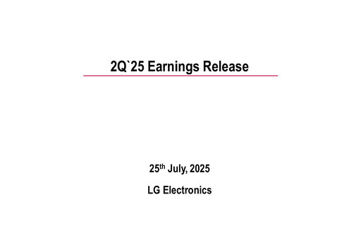 Thumbnail LG Electronics
 Quarterly Report 2025-q2