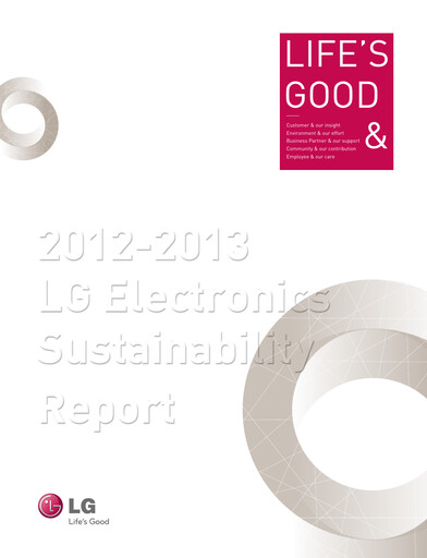 Vorschaubild LG Electronics
 Nachhaltigkeitsbericht 2012-2013