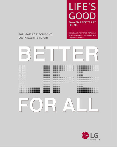 Vorschaubild LG Electronics
 Nachhaltigkeitsbericht 2021-2022