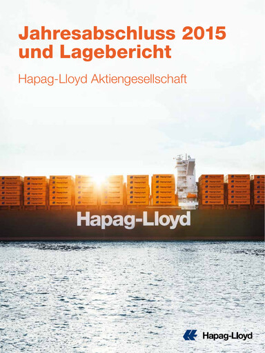 Miniature Hapag-Lloyd
 Bilan financier 2015