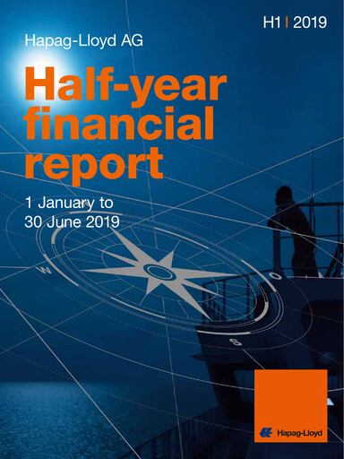 Miniature Hapag-Lloyd
 Rapport semestriel 2019-h1