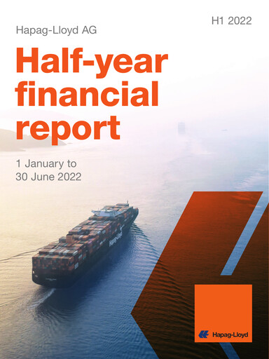 Miniature Hapag-Lloyd
 Rapport semestriel 2022-h1