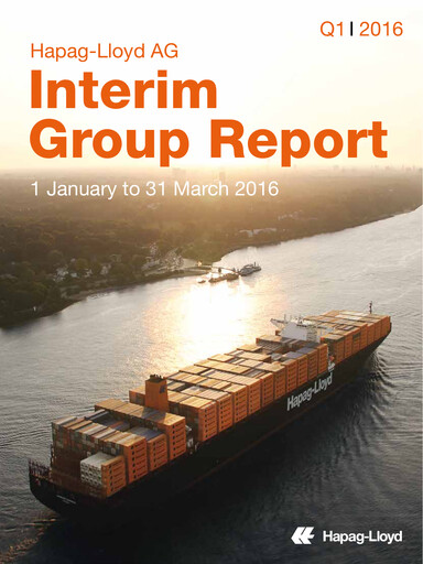Thumbnail Hapag-Lloyd
 Quarterly Report 2016-q1