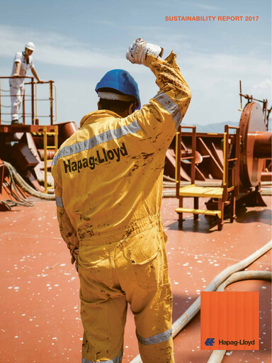 Miniature Hapag-Lloyd
 Rapport de durabilité 2017