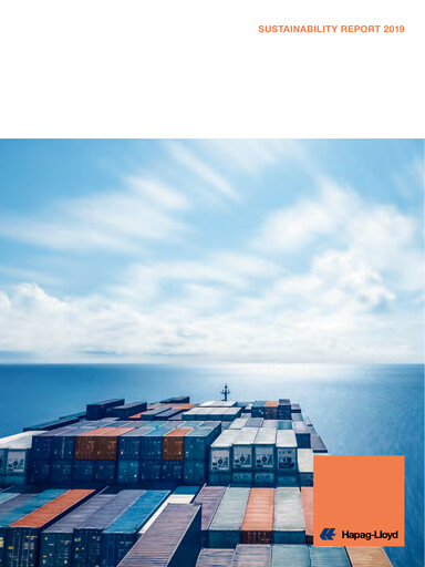 Miniature Hapag-Lloyd
 Rapport de durabilité 2019