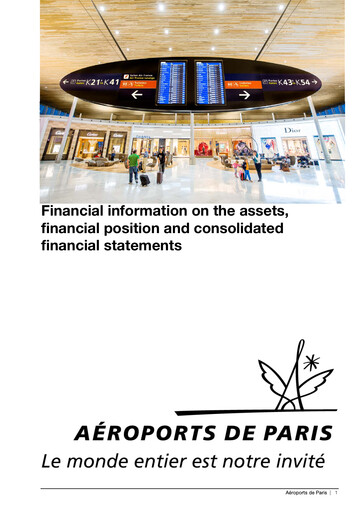 Thumbnail Aéroports de Paris Financial Statement 2015