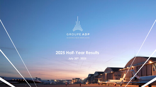 Thumbnail Aéroports de Paris Half-year Report 2025-h1