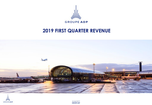 Thumbnail Aéroports de Paris Quarterly Report 2019-q1