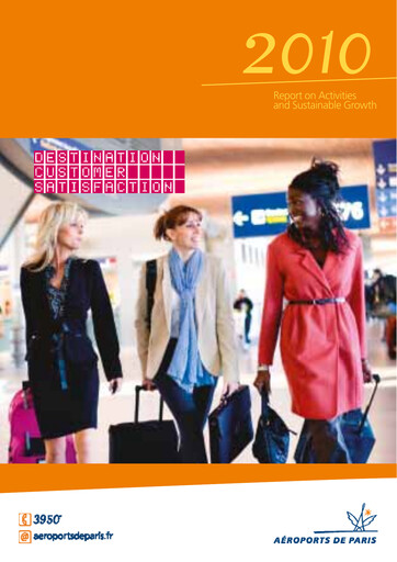 Thumbnail Aéroports de Paris Sustainability Report 2010