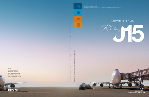 Thumbnail Aéroports de Paris Sustainability Report 2014
