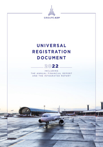 Thumbnail Aéroports de Paris Universal Registration Document 2022