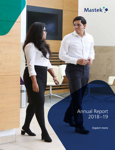 Thumbnail Mastek Annual Report 2018-2019