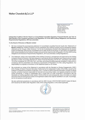 Thumbnail Mastek Quarterly Report 2024-q2