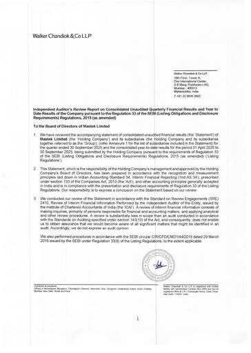 Thumbnail Mastek Quarterly Report 2025-q2