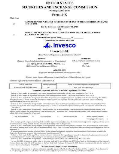 Thumbnail Invesco
 Annual Report 2024