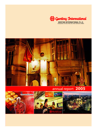 Thumbnail Genting Singapore Annual Report 2005