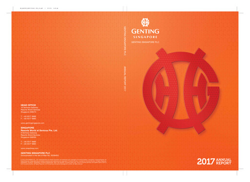 Thumbnail Genting Singapore Annual Report 2017