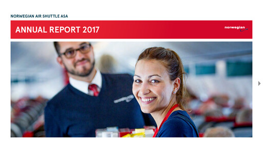 Thumbnail Norwegian Air Shuttle
 Annual Report 2017