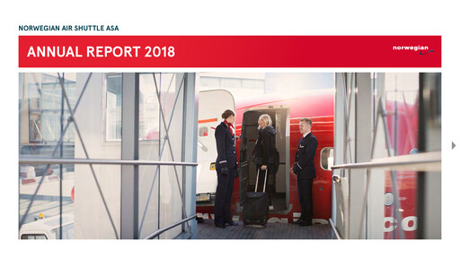 Thumbnail Norwegian Air Shuttle
 Annual Report 2018