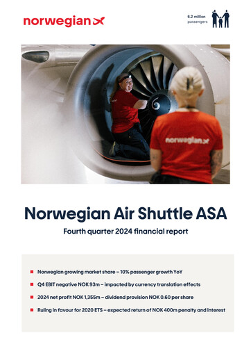 Thumbnail Norwegian Air Shuttle
 Quarterly Report 2024-q4