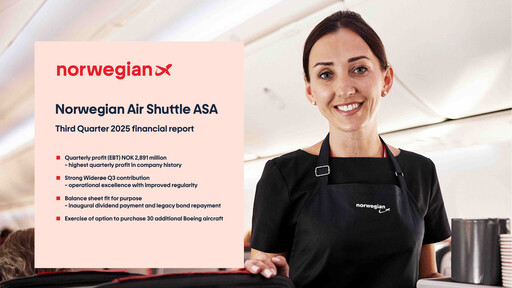 Thumbnail Norwegian Air Shuttle
 Quarterly Report 2025-q3