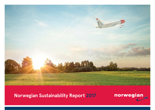 Miniature Norwegian Air Shuttle
 Rapport de durabilité 2017