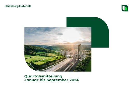 Vorschaubild HeidelbergCement Quartalsbericht 2024-q3