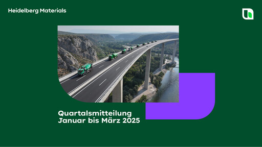 Vorschaubild HeidelbergCement Quartalsbericht 2025-q1