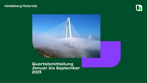 Vorschaubild HeidelbergCement Quartalsbericht 2025-q3