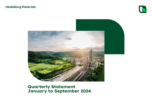 Vorschaubild HeidelbergCement Quartalsbericht 2024-q3