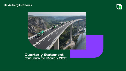 Vorschaubild HeidelbergCement Quartalsbericht 2025-q1
