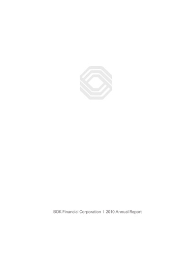 Miniature BOK Financial Rapport annuel 2010